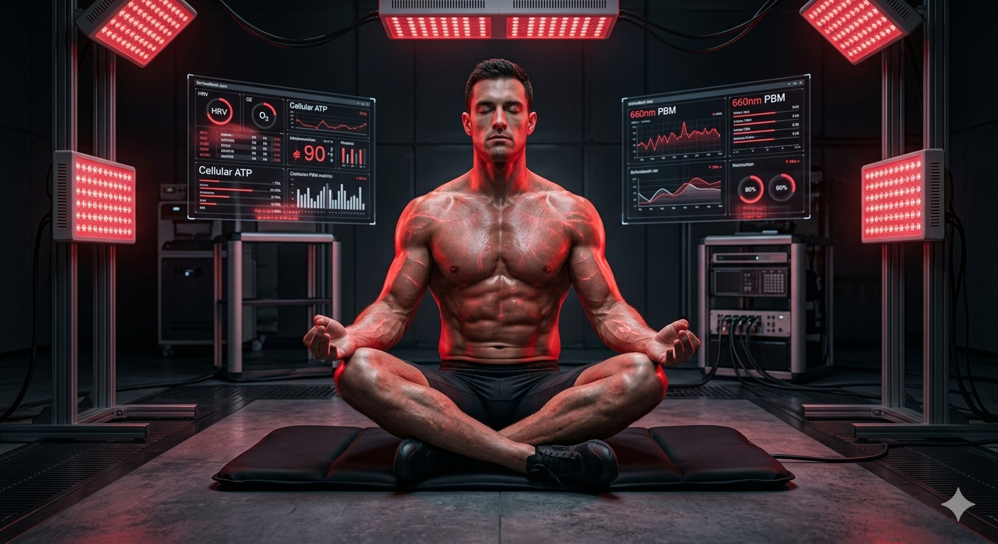 Atleta de élite optimizando su rendimiento mitocondrial con el protocolo InRomo Sport