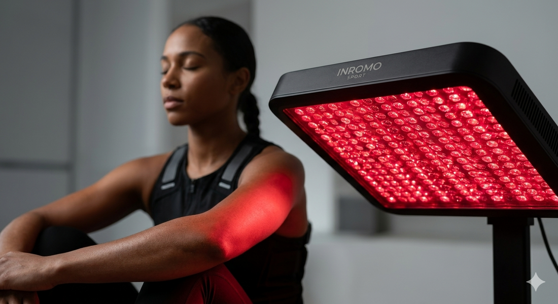 Dispositivo de Fotobiomodulación InRomo: Panel de Luz Roja e Infrarroja para Regeneración Mitocondrial y ATP
