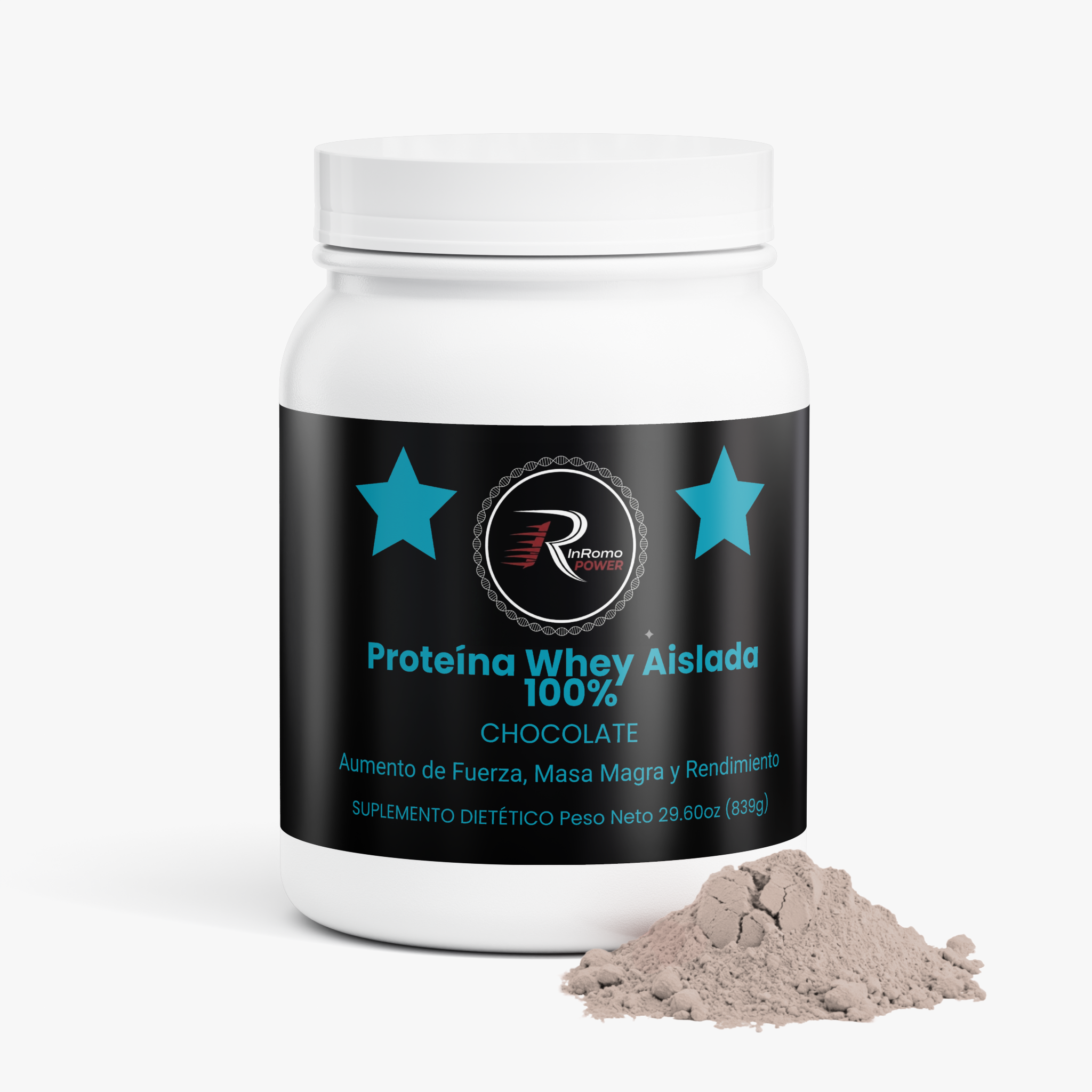 Aislado de Proteína de Suero 100% (839g) - Chocolate | InRomo Sport