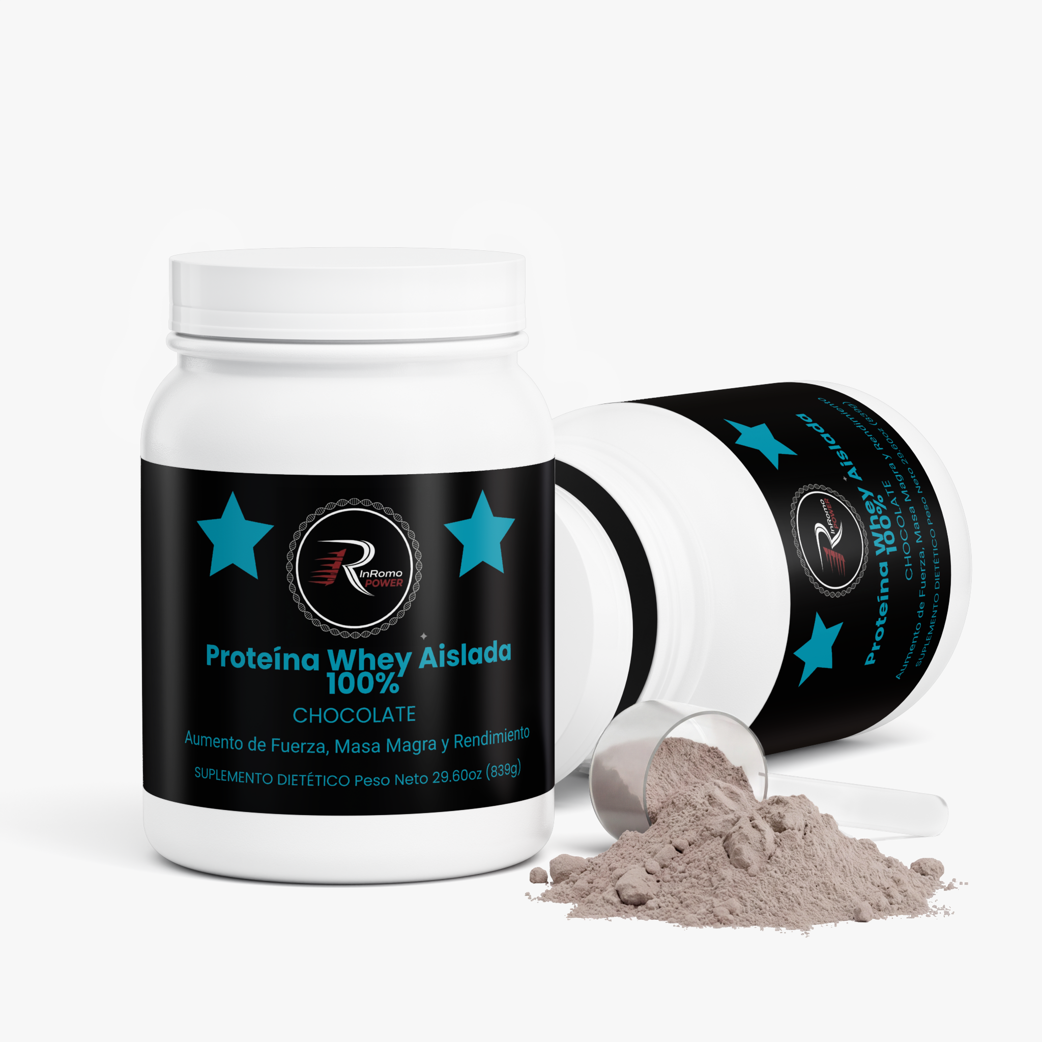 Aislado de Proteína de Suero 100% (839g) - Chocolate | InRomo Sport