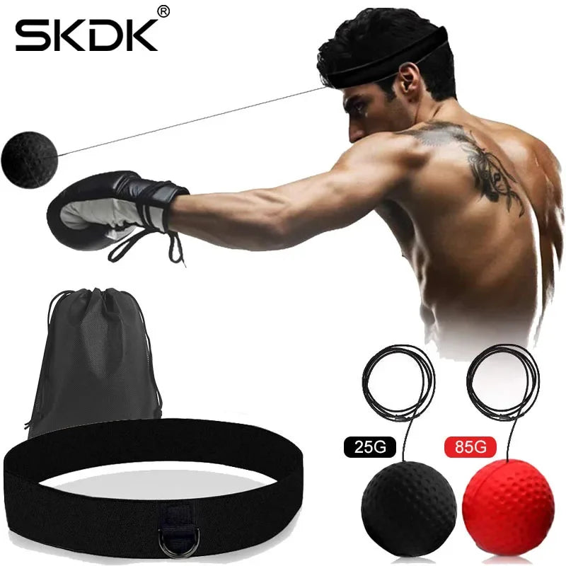 Pelota de Reflejos de Boxeo InRomo Sport – Entrenamiento de Agilidad y Coordinación Ojo-Mano
