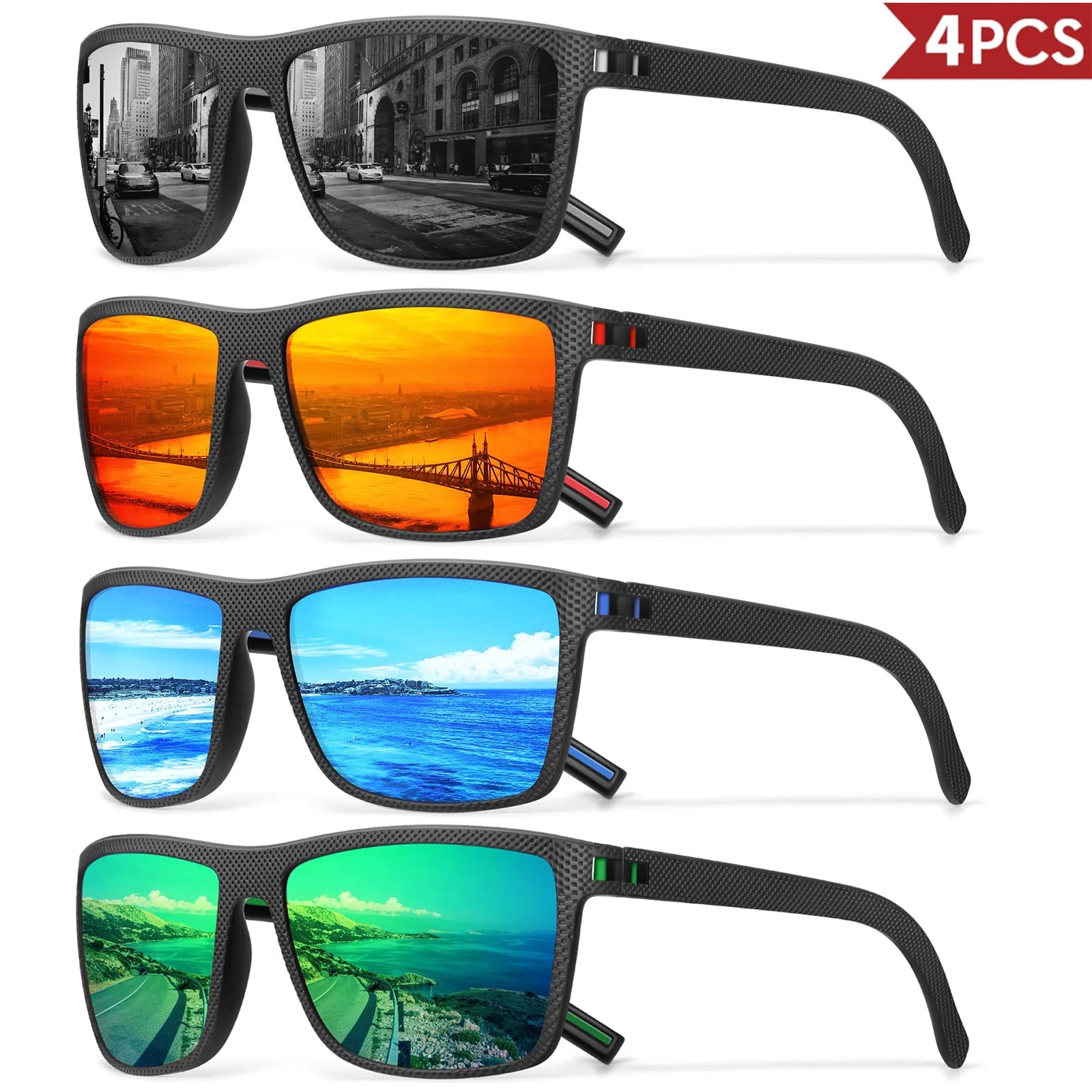 Kit Gafas Deportivas de Alto Rendimiento | InRomo Sport – Pack 3 y 4 Lentes