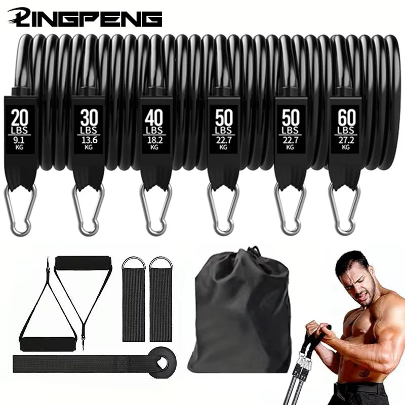 Kit Bandas de Resistencia Pro 250 LBS - 11 Piezas (Sin Barra)