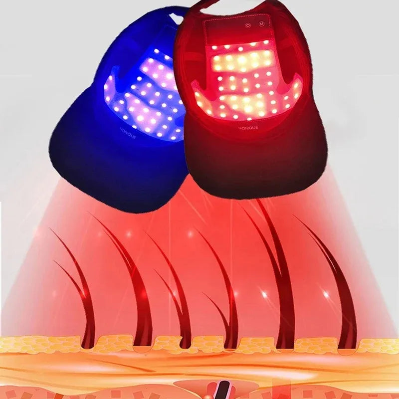 Casco de fotobiomodulación InRomo con 48 puntos de luz roja e infrarroja para tratamiento capilar y crecimiento del cabello