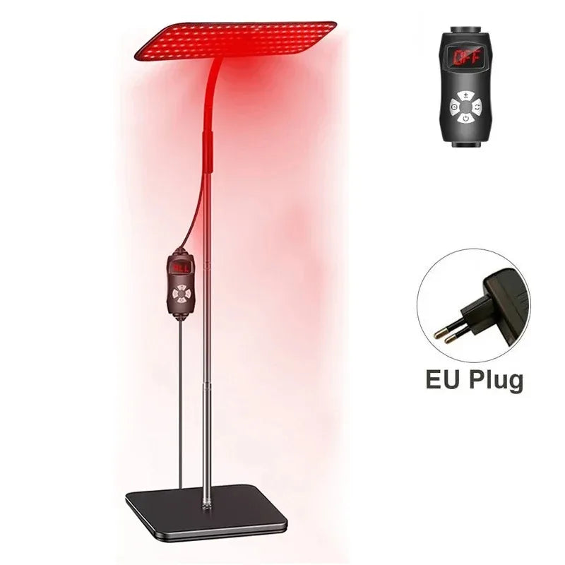 Dispositivo de fotobiomodulación InRomo Sport con soporte ajustable y longitudes de onda 660nm y 850nm