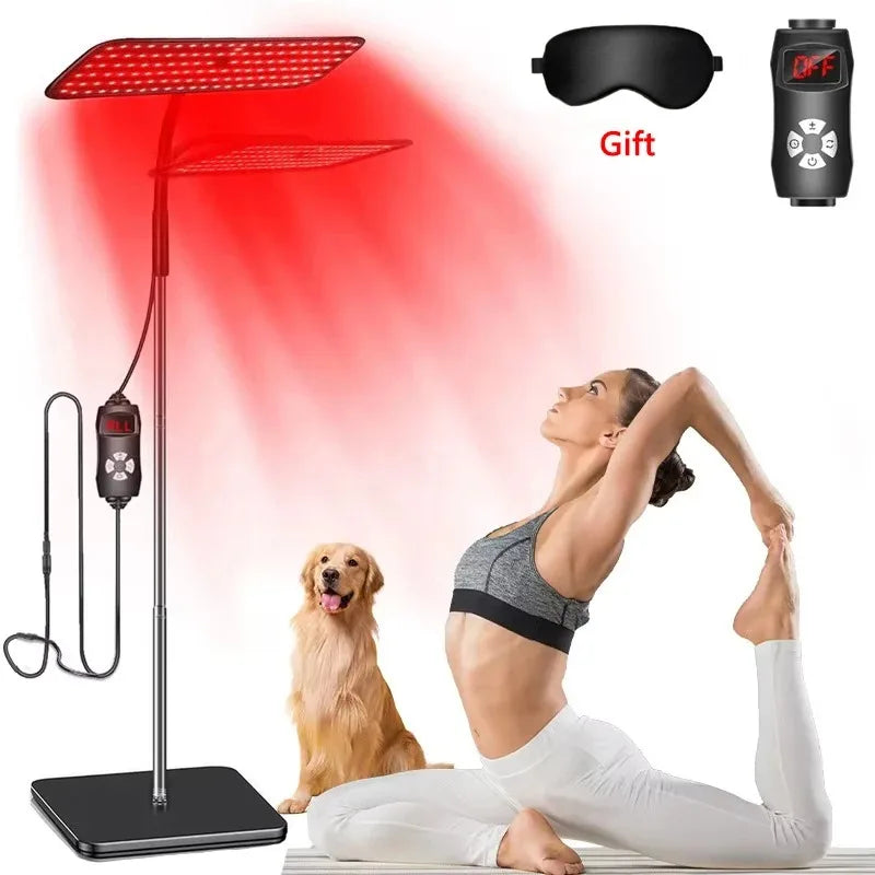 Sistema de terapia infrarroja para alivio del dolor y regeneración celular en casa InRomo Sport.