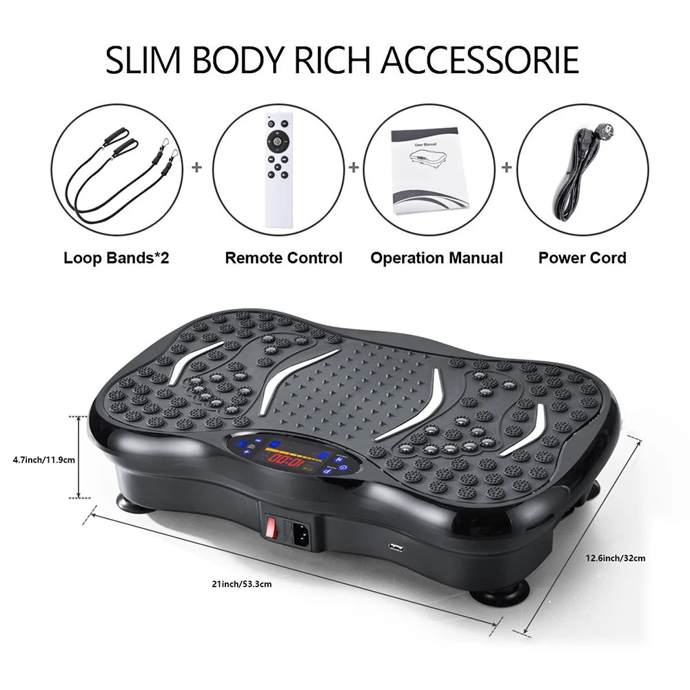 Plataforma Vibratoria de Alto Rendimiento InRomo Sport - Conectividad Bluetooth y Bandas Elásticas
